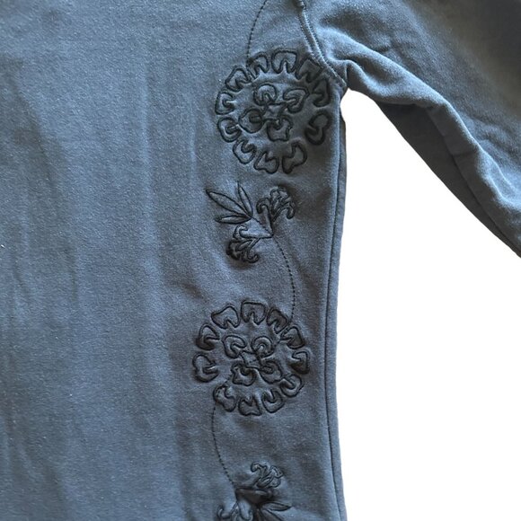 Horny Toad WOMEN's Zip up Embroidered Super soft jacket Size XS Color gray - Picture 9 of 12